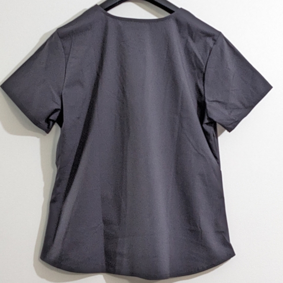 Scrubstar Women's Gray Soft Stretch V-Neck Scrub Top, Size XLarge, New With Tag - Picture 2 of 3